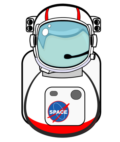 Astronauta em traje espacial