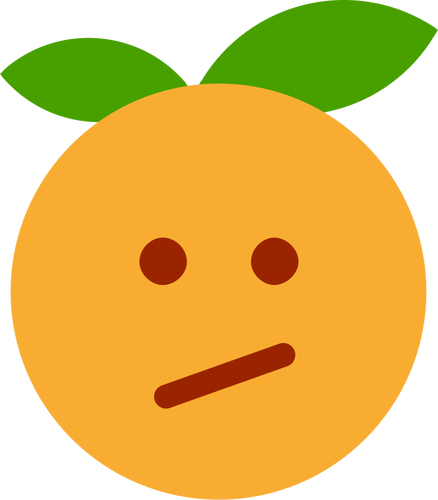 Rozczarowany pomarańczowy