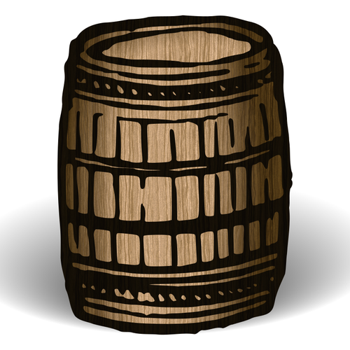 Barrel with shadow