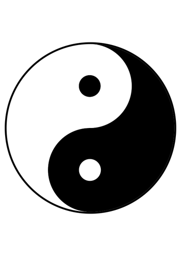 Ying yang afbeelding