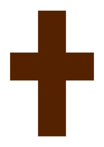 Katholischen Brown Kreuz