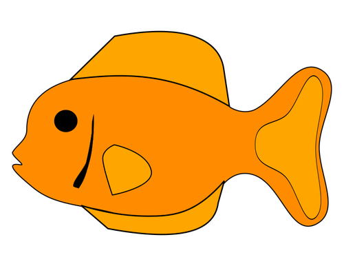 Imagem vetorial de peixe laranja