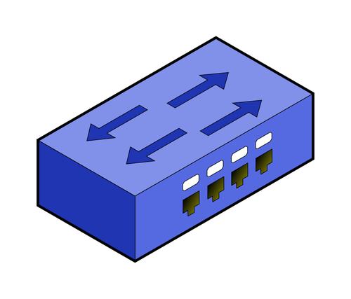 बॉर्डर के साथ Isometric स्विच