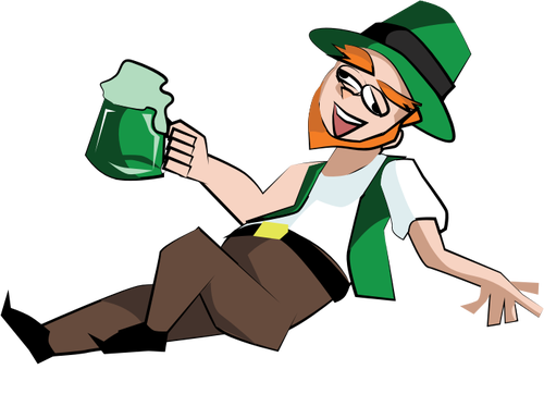 Leprechaun juhlii