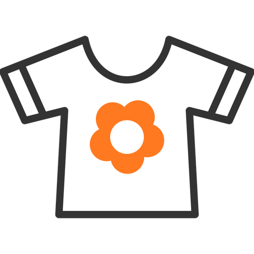 T-skjorte symbol