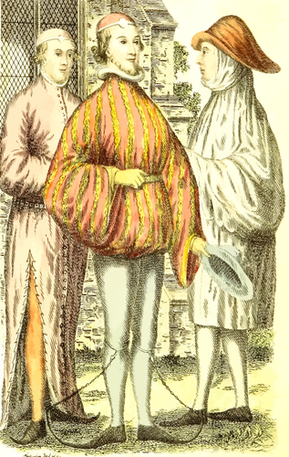 robe du XIVe siècle