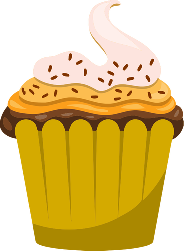 Custard cupcake