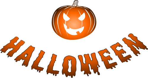 Halloween oranžové logo