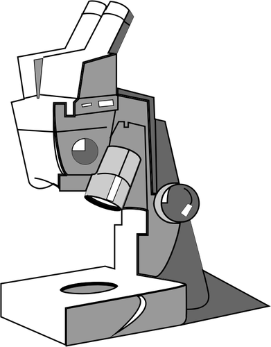माइक्रोस्कोप ग्रे आइकन