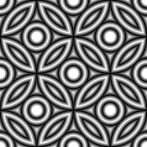 Gray circle pattern