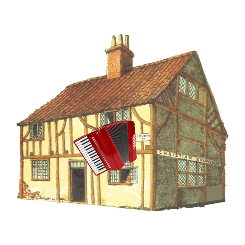 Maison et harmonica