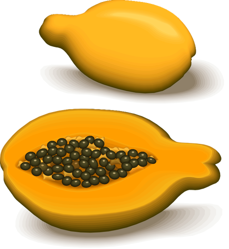 Papaya y medio