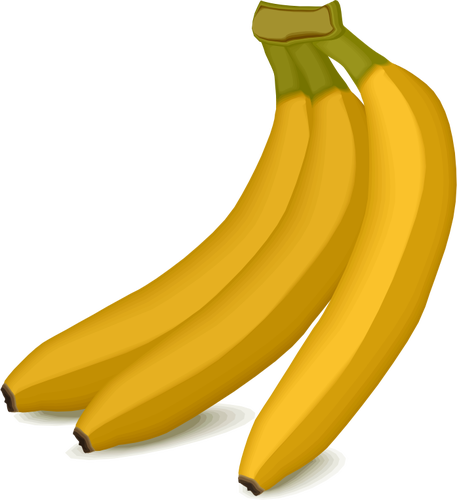 Three bananas