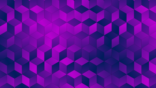 Cubes en couleur violette