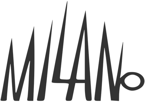 MILANO lettering