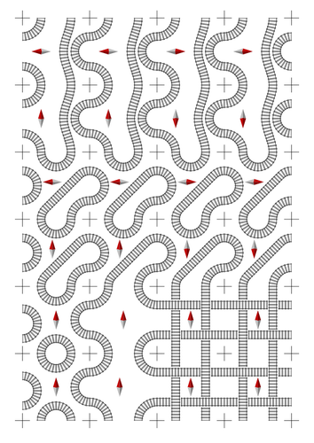 Jeu de société de chemin de fer