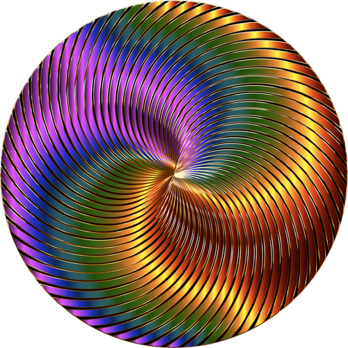 Shiny vortex in colors