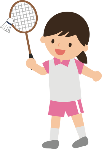 Badminton girl