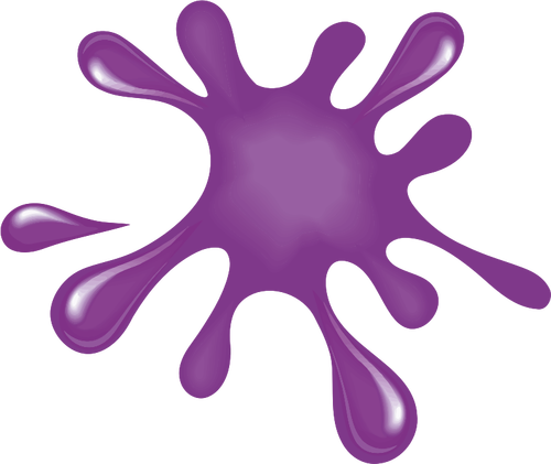 Purple paint splat