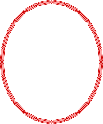 Ovale Egyptische frame