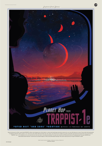 Trappist NASA juliste