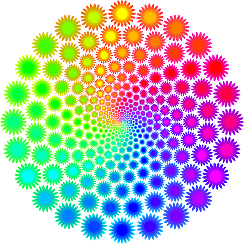 Diminution de conception avec des cercles