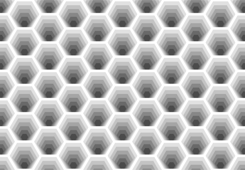 Imagem de vetor padrão hexagonal