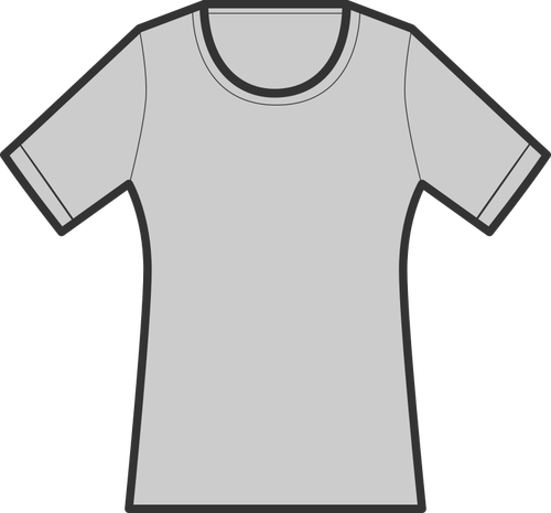 T-shirt w smukły kształt