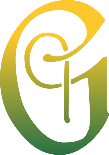 G letter in green and yellow