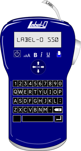 Label maker vektor gambar