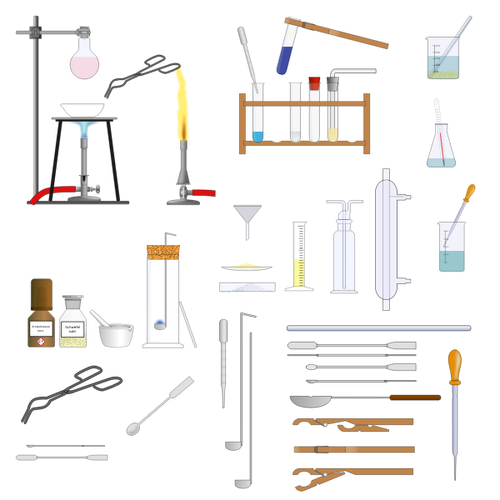 Chemistry glassware and equipment