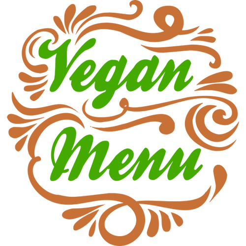 Logotipo do menu vegano