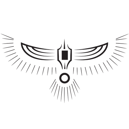 Symbol sylwetki totema orła