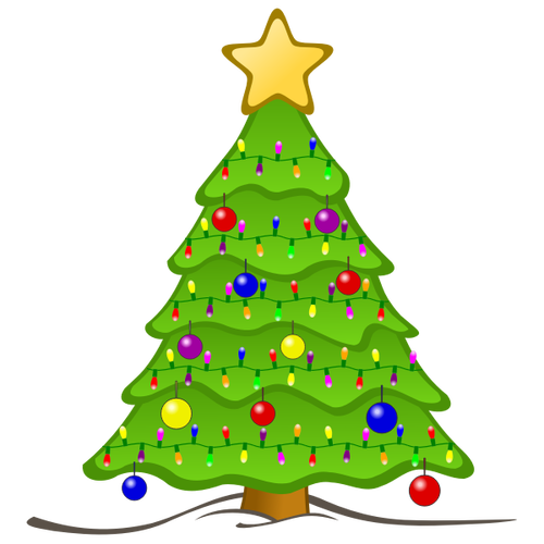 Animovaný vánoční stromek