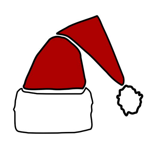 Santa Claus Topi Merah Putih