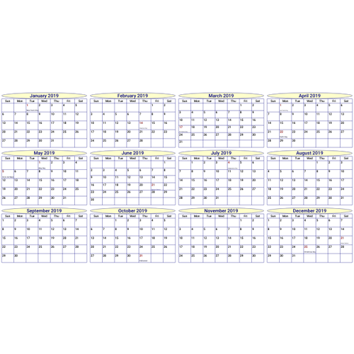 Calendário configurável