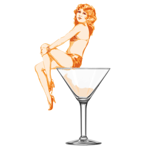 Lady on a Glass