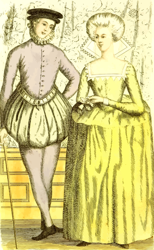 image de mode du XVIe siècle