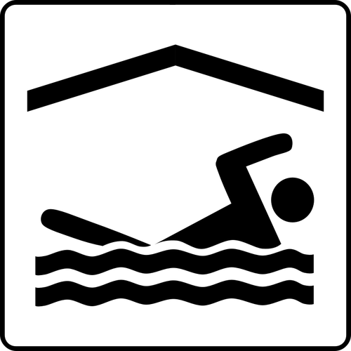 גרפיקה וקטורית של שחייה סימן זמינים מתקני