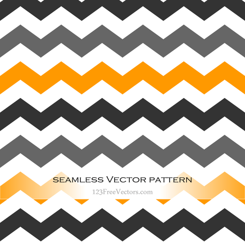 Black and Orange Chevrons