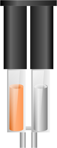 grafici di vettore di tubo di resina epossidica parte 2