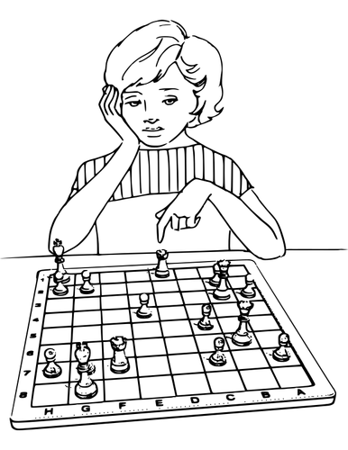 夫人下棋