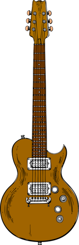 Rock bass gitara grafika wektorowa