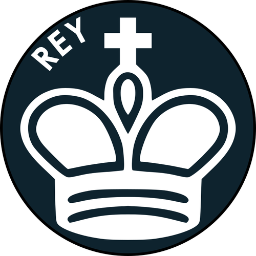 Chess king vektor symbol