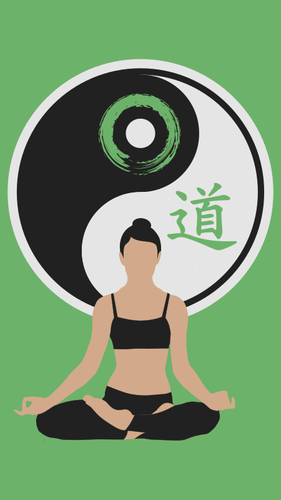 Yoga egzersiz logo