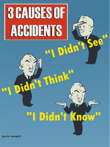 Causes of accidents poster