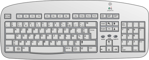 Image de vecteur pour le clavier Logitech