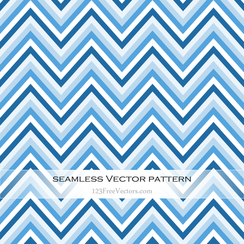 Blue Chevron Pattern