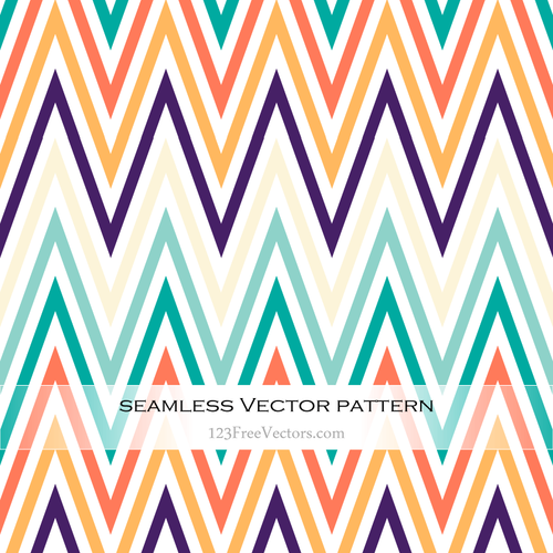 Barevné Chevron Pattern Design