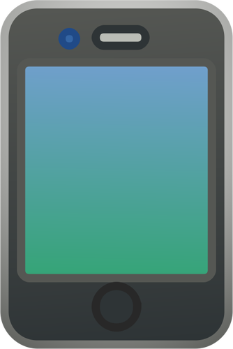 iPhone 4-blau Vektor-illustration